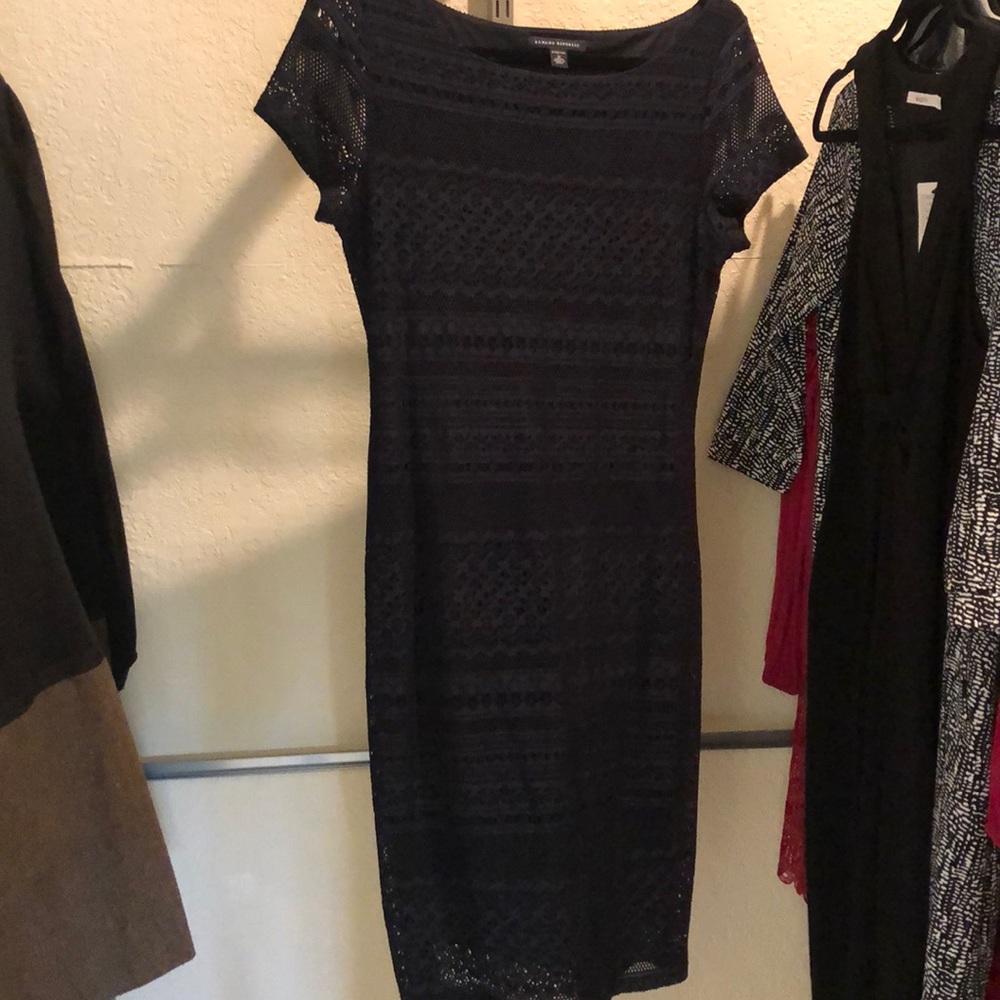 Navy blue dress from Banana Republic